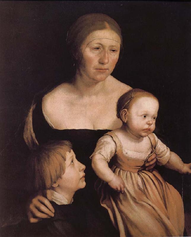Hans Holbein The artist s wife abuse Sweden oil painting art